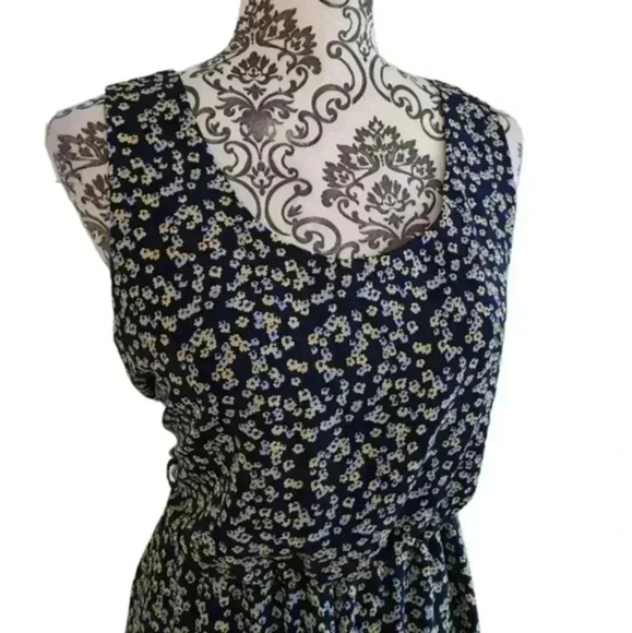 Forest Lily Romper Whimsigoth Fairy Grunge Womens 8 Y2K 90s Style Ditsy Floral - Picture 5 of 11